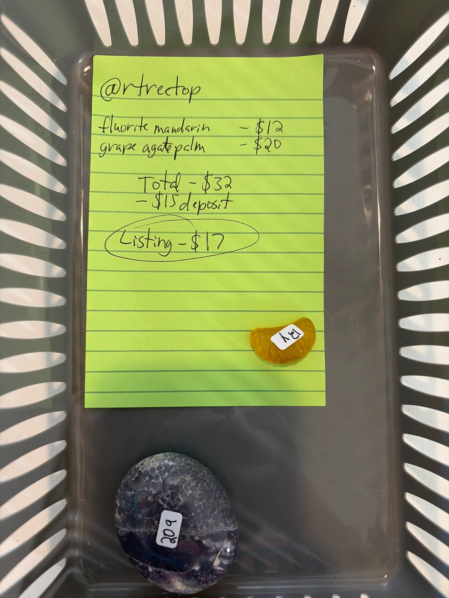 May 29/30 Live Sale Listing for @rtreetop