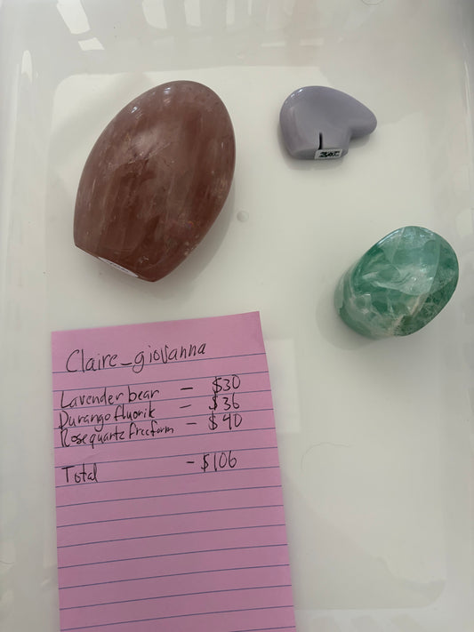 2/22 Live Sale Listing for claire_giovanna1029