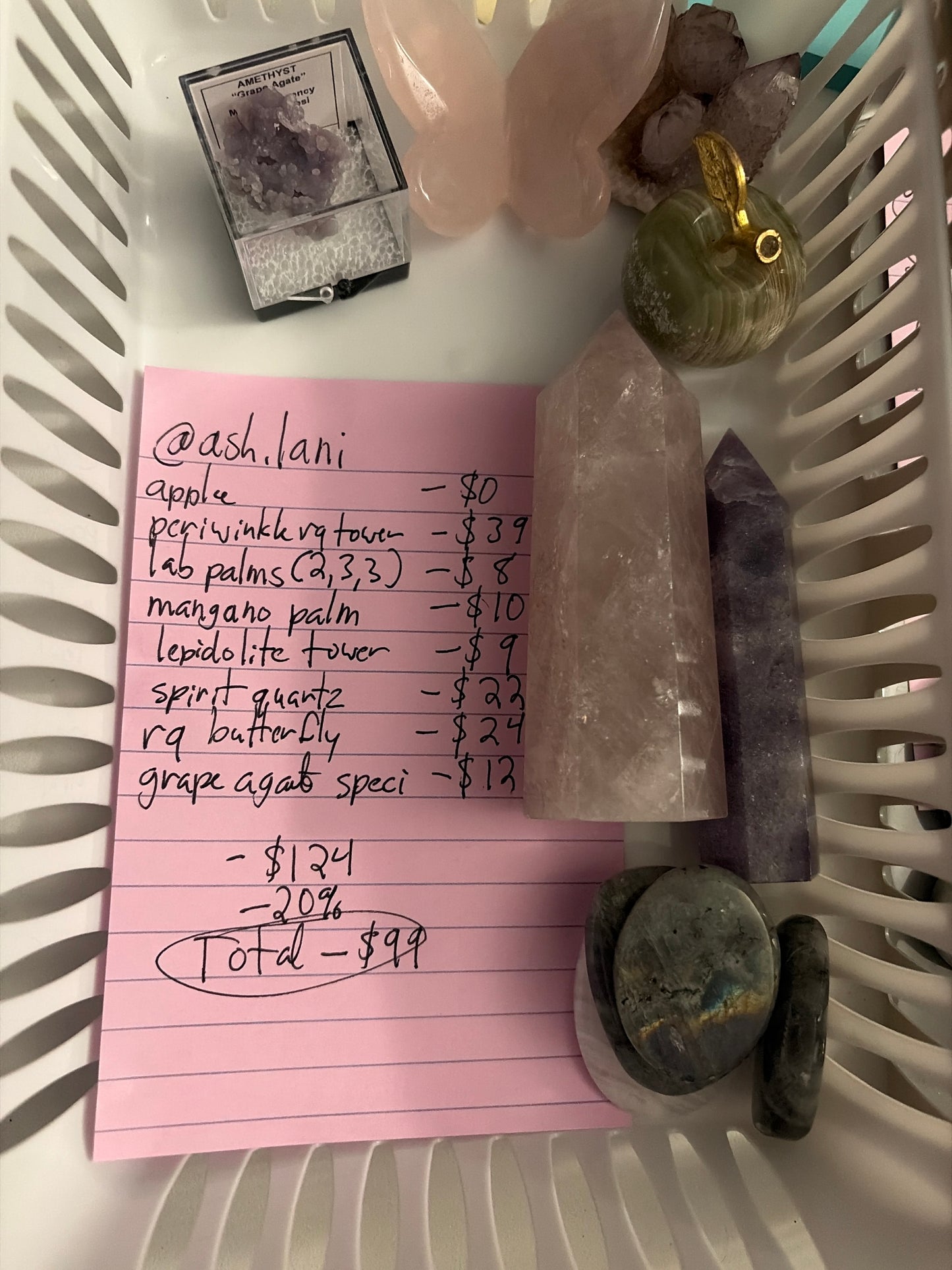 June 20 Live Sale Listing for @ashilani