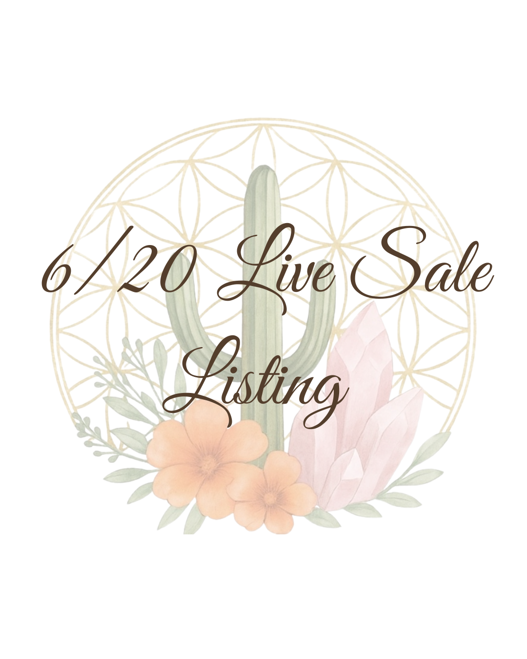 June 20 Live Sale Listing for @ginamarie8603