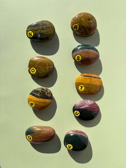 Kabamby Ocean Jasper Palm Stone Choose Your Own