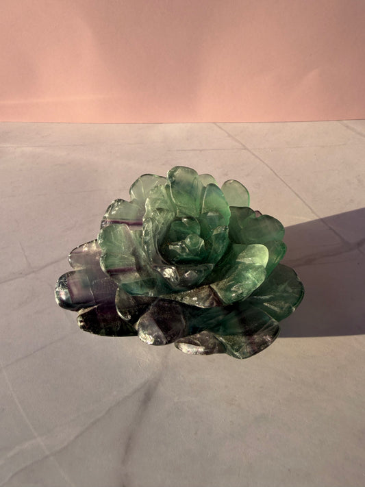 *Imperfect* Fluorite Rose
