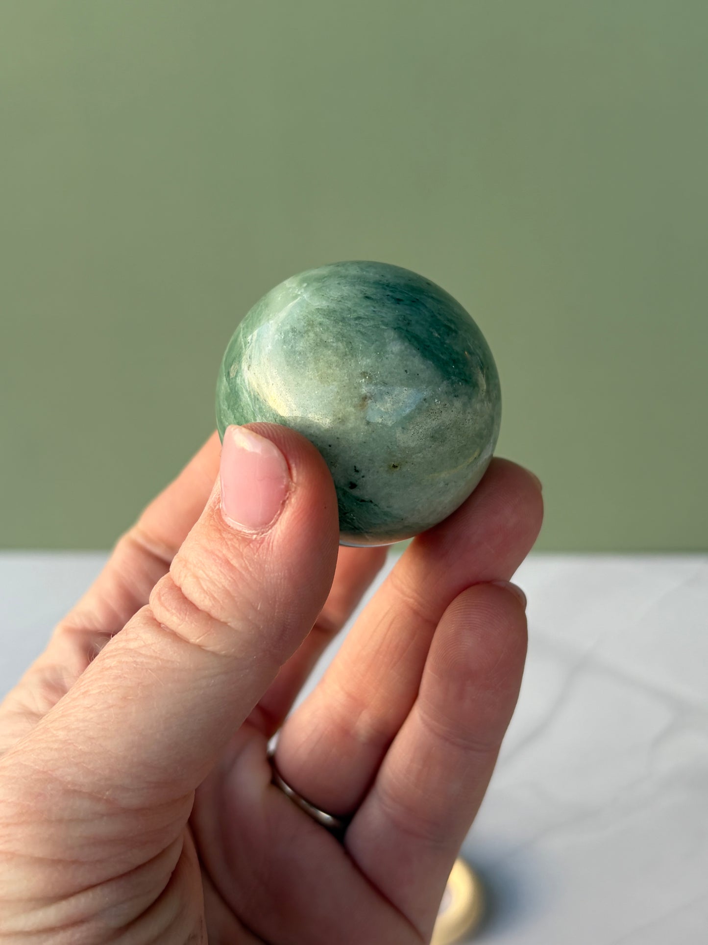 Sea Jasper Sphere