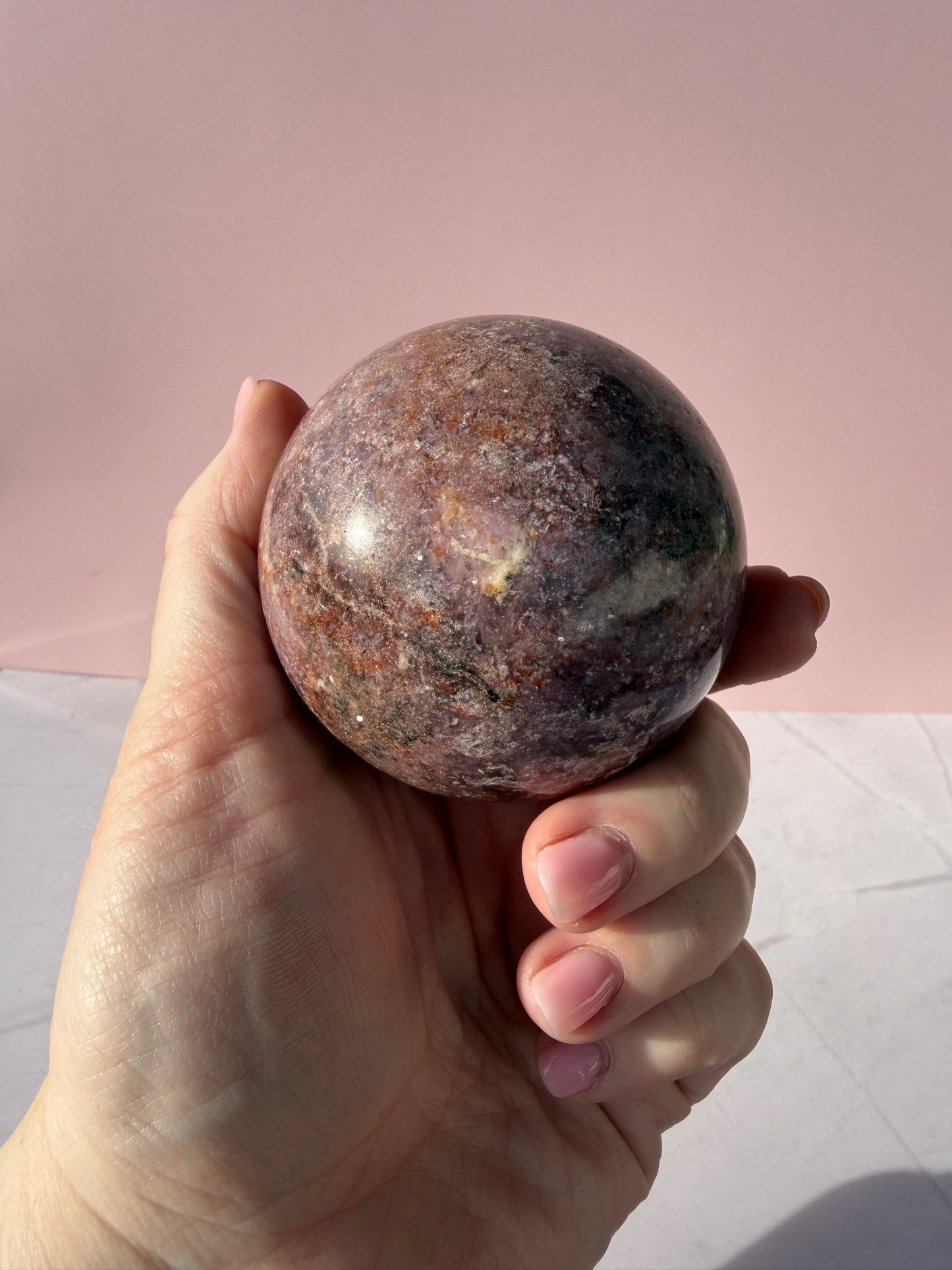 Pinkish Purple Sphere