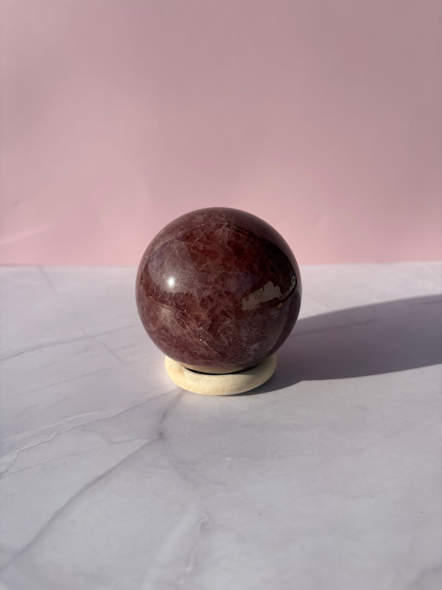 Strawberry Quartz Sphere