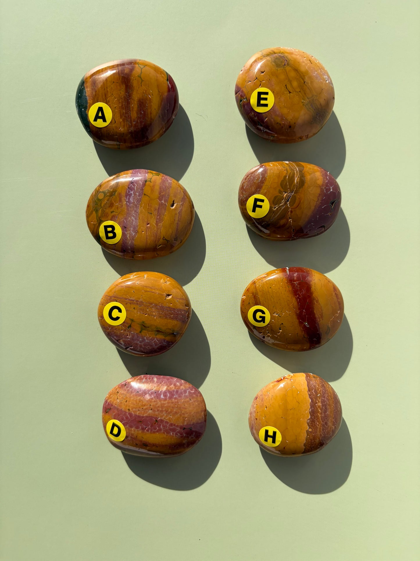 Kabamby Ocean Jasper Palm Stone Choose Your Own
