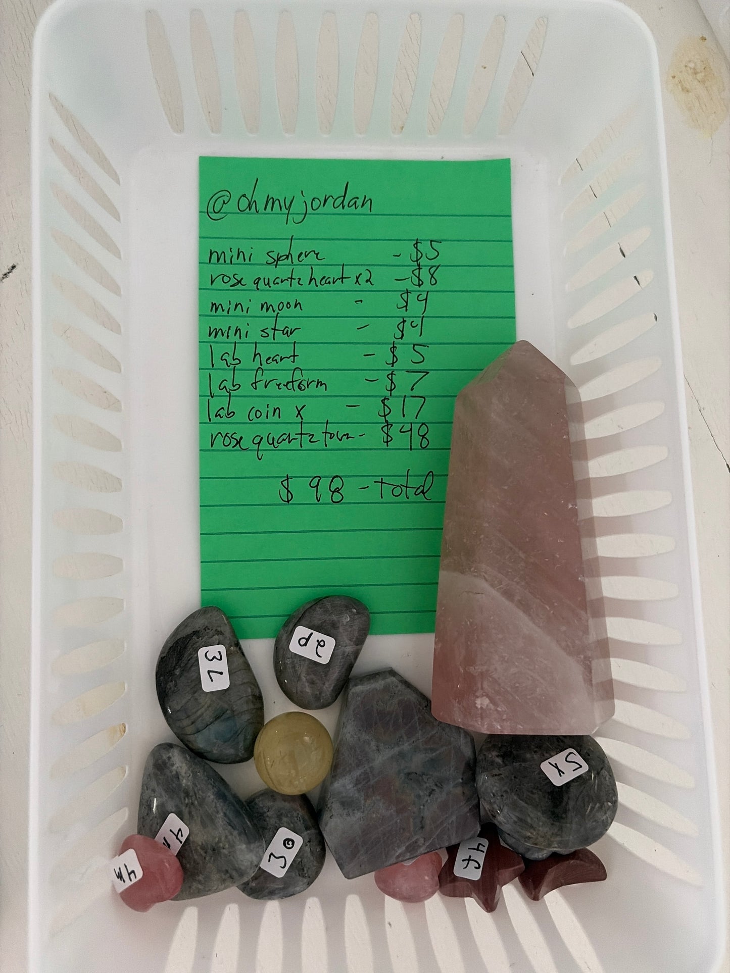 June 13 Live Sale Listing for @ohmyjordan
