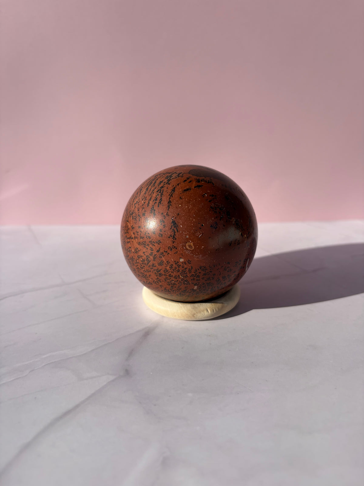 Mahogany Obsidian Sphere