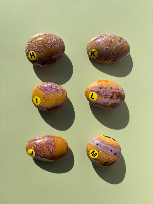 Kabamby Ocean Jasper Palm Stone Choose Your Own