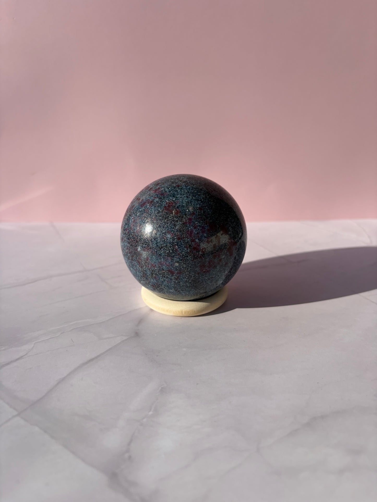 Ruby in Kyanite Sphere