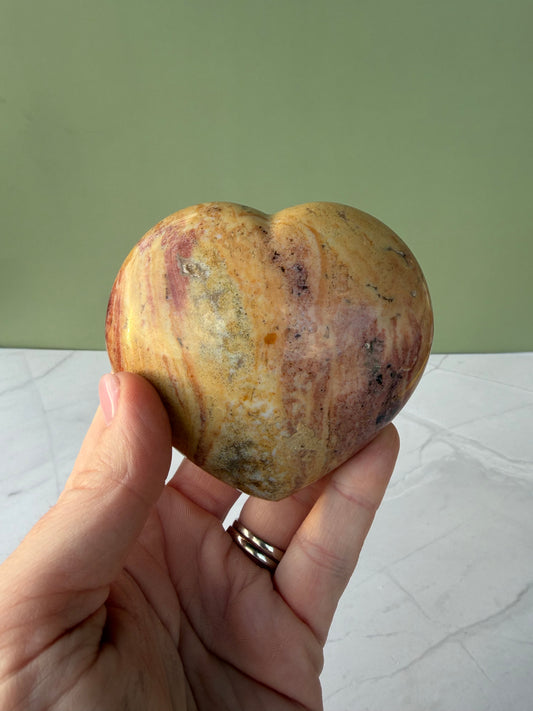Sea Jasper Heart