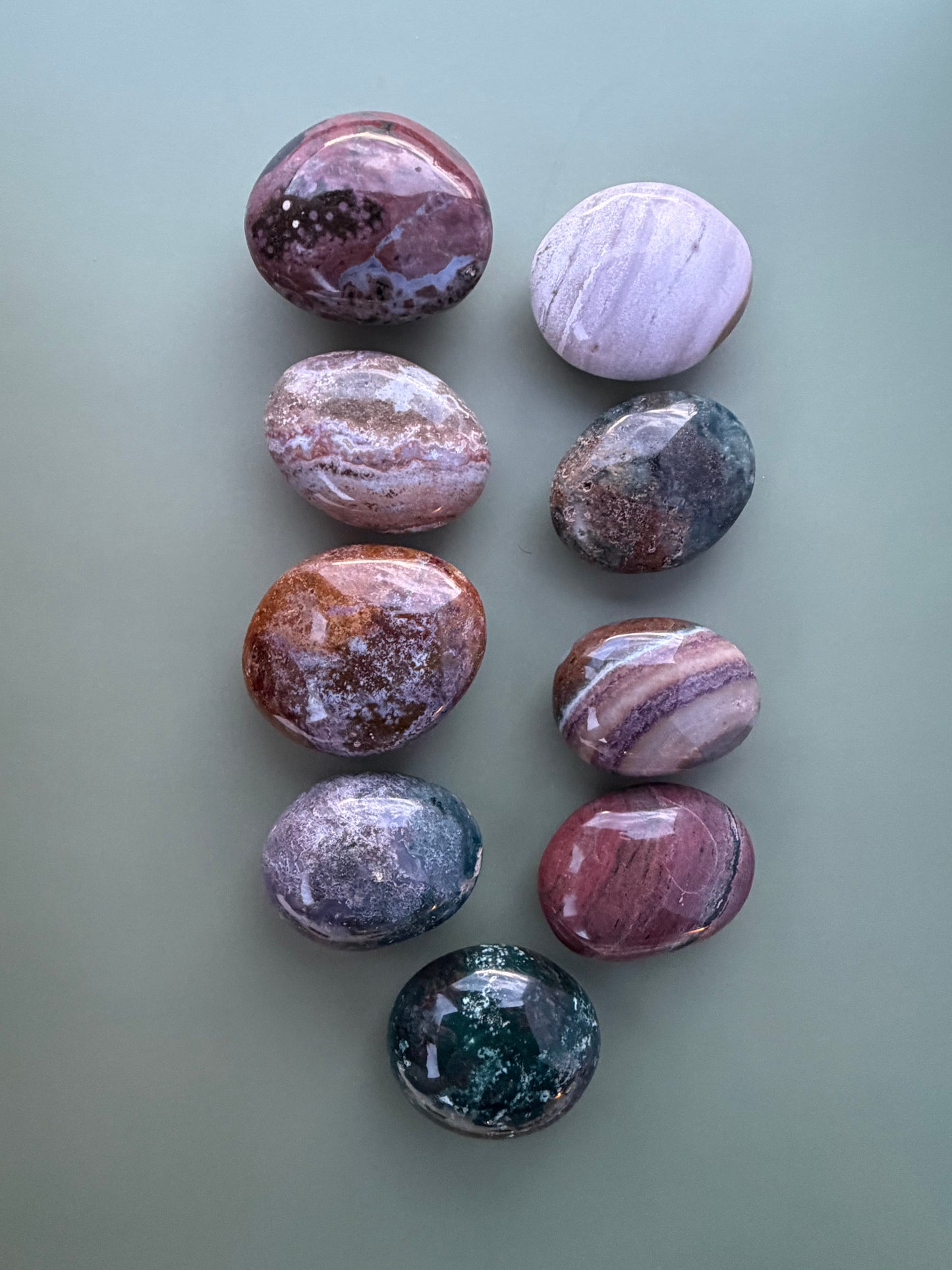 Sea Jasper Palm Stone Choose Your Own