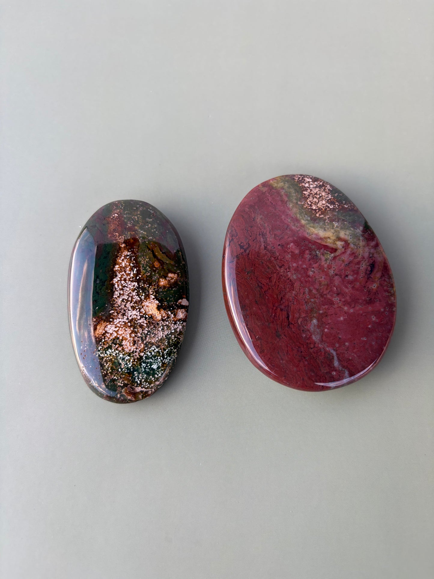 Sea Jasper Flat Palm Choose Your Own