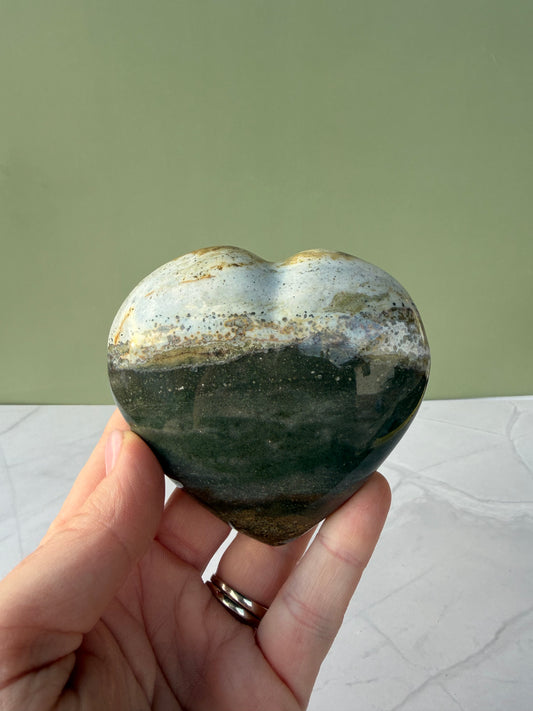 Sea Jasper Heart
