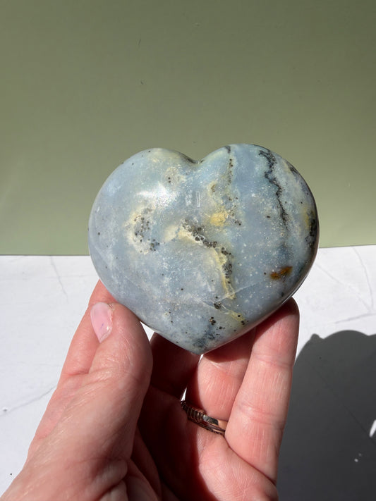 Sea Jasper heart