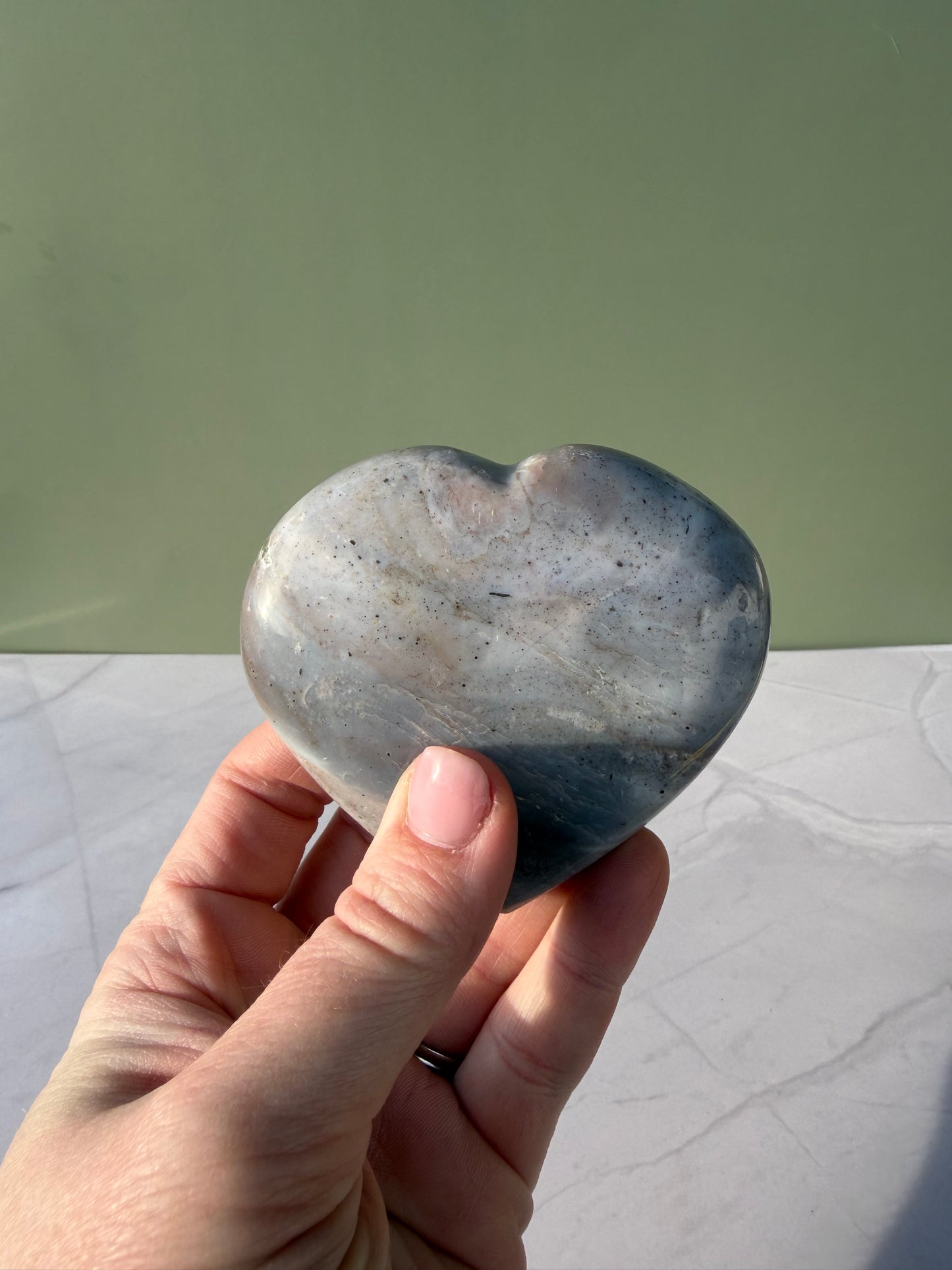 Sea Jasper Heart