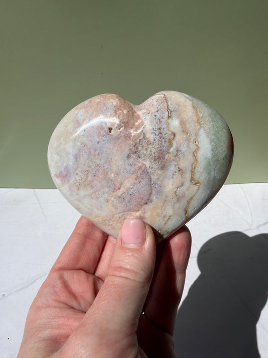Sea Jasper Heart