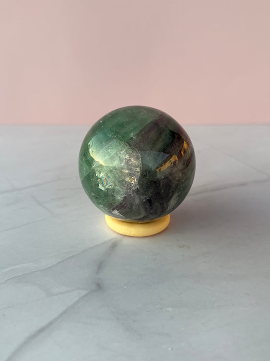 Rainbow Fluorite Sphere