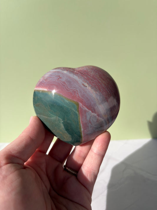 Sea Jasper Heart