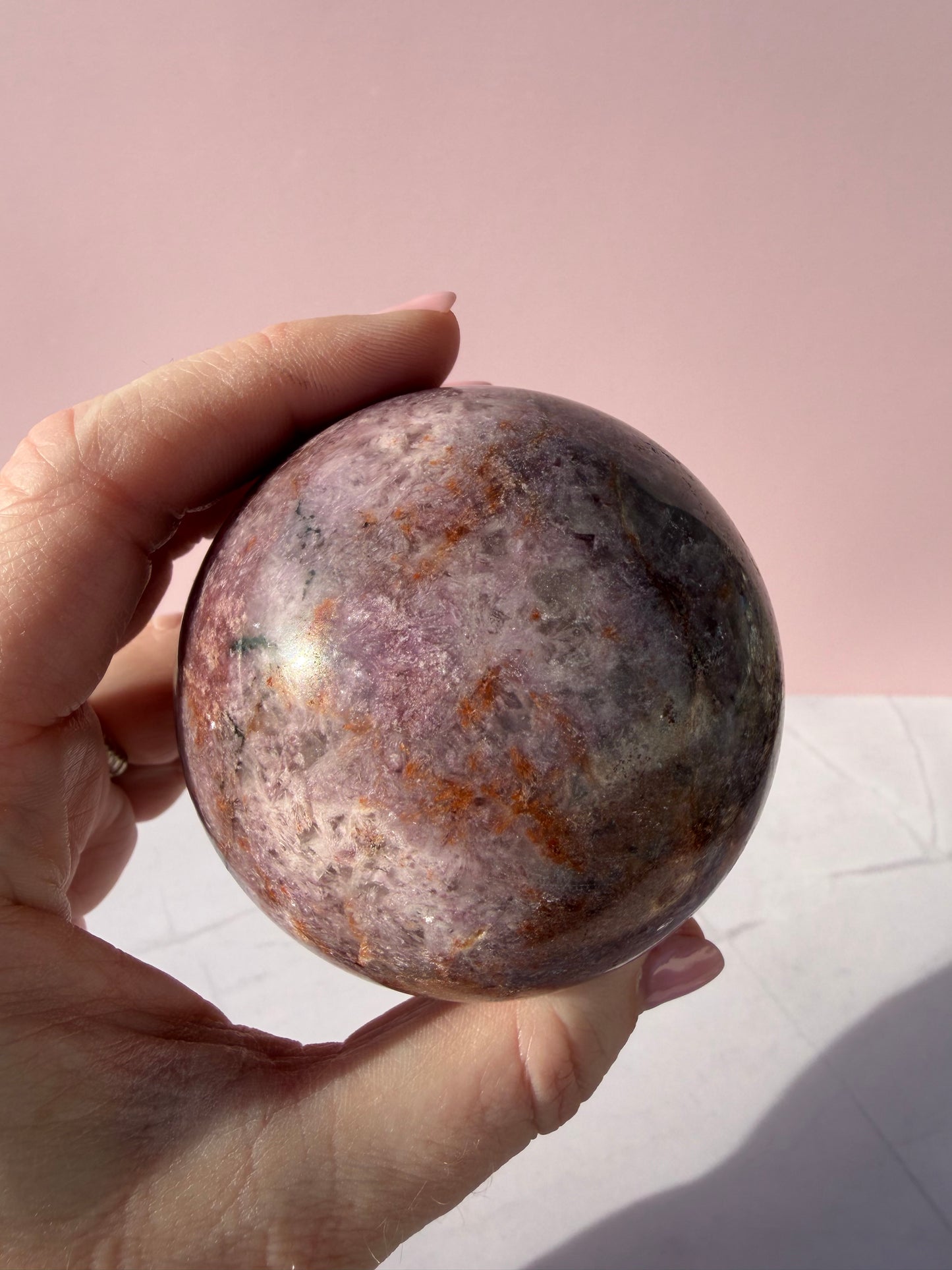 Pinkish Purple Sphere