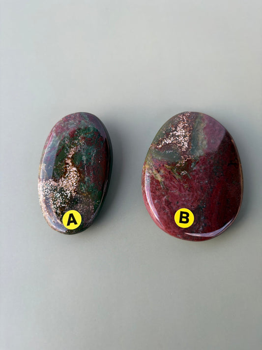 Sea Jasper Flat Palm Choose Your Own