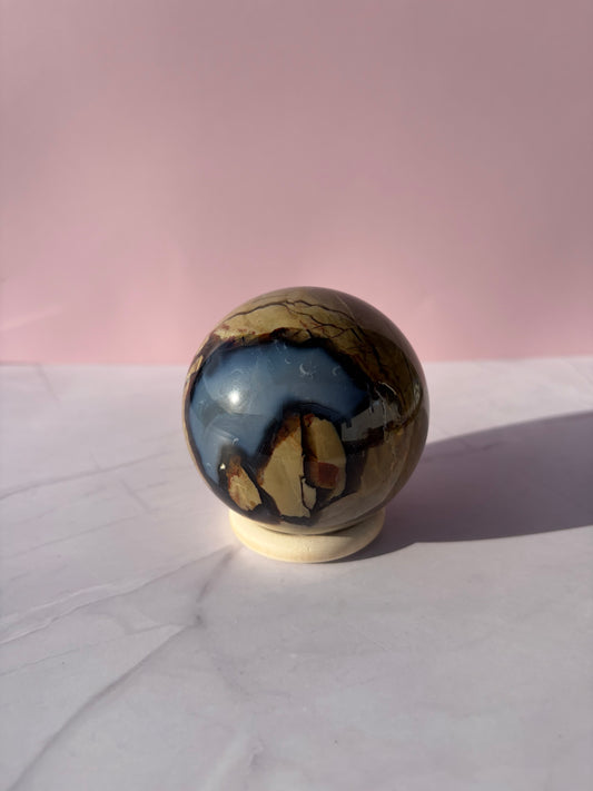 Volcano Agate Sphere
