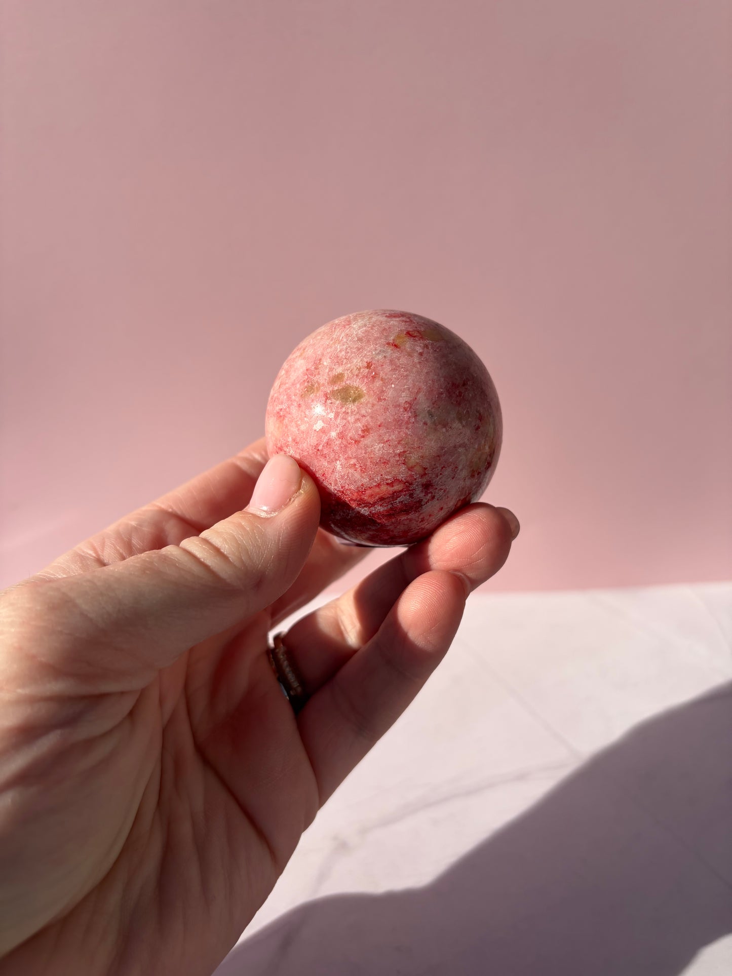 Thulite Sphere