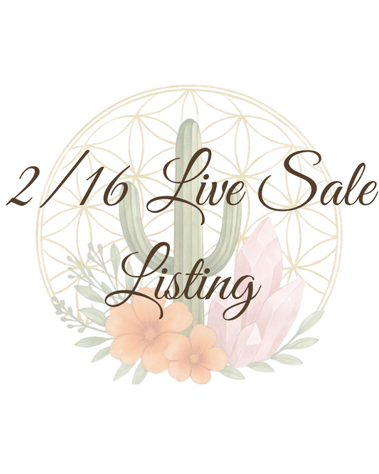 2/22 Live Sale Listing for @stacey.beshires
