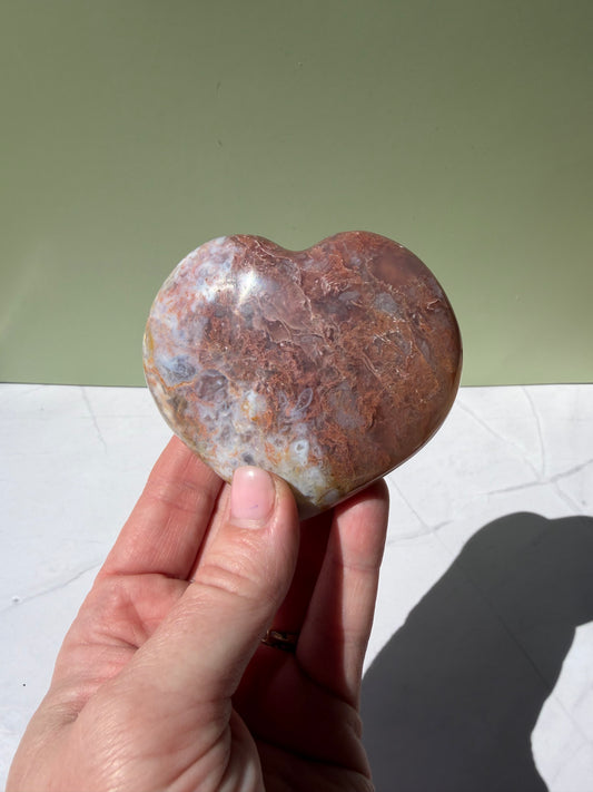 Sea Jasper Heart