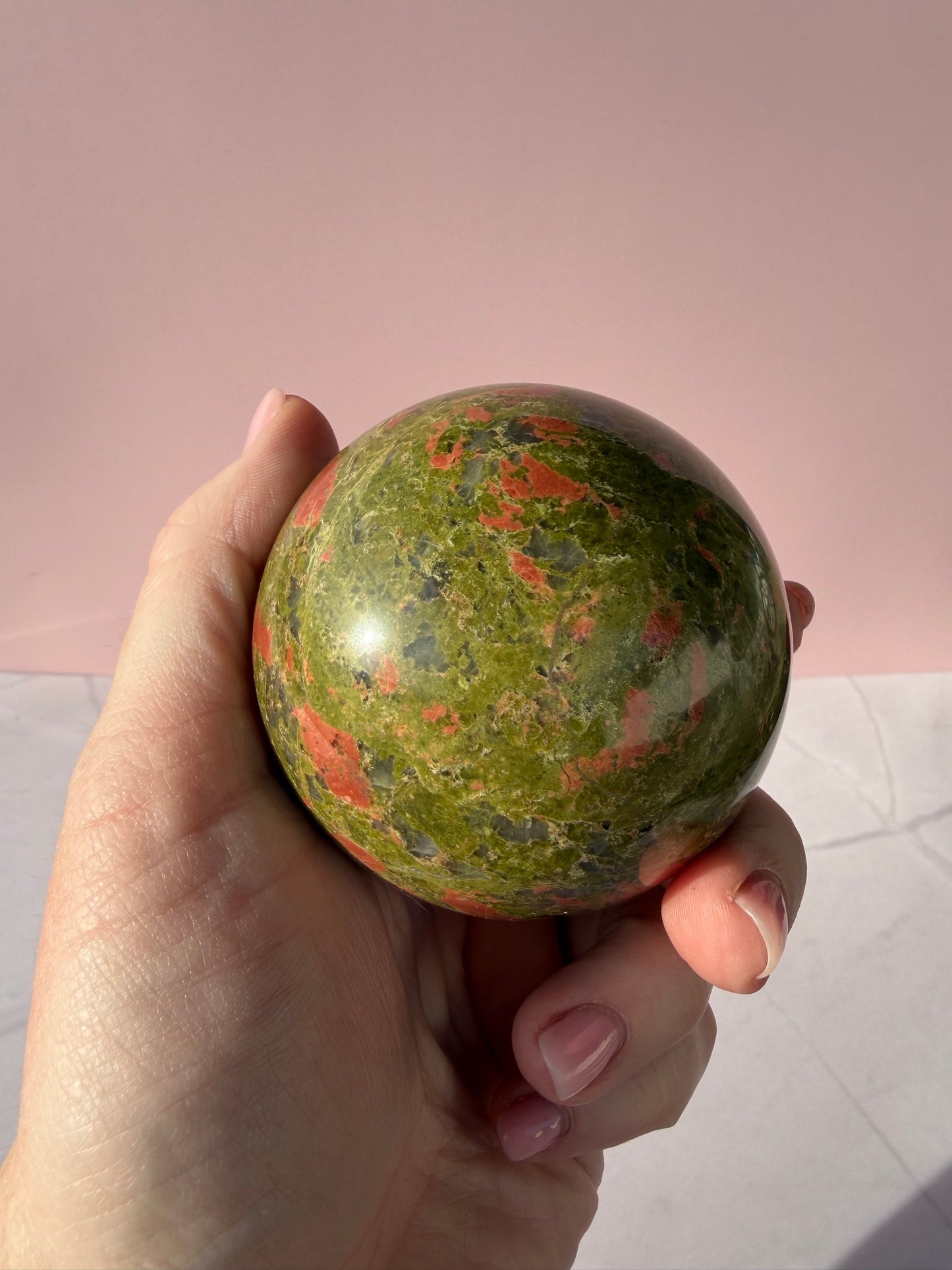 Unakite Sphere