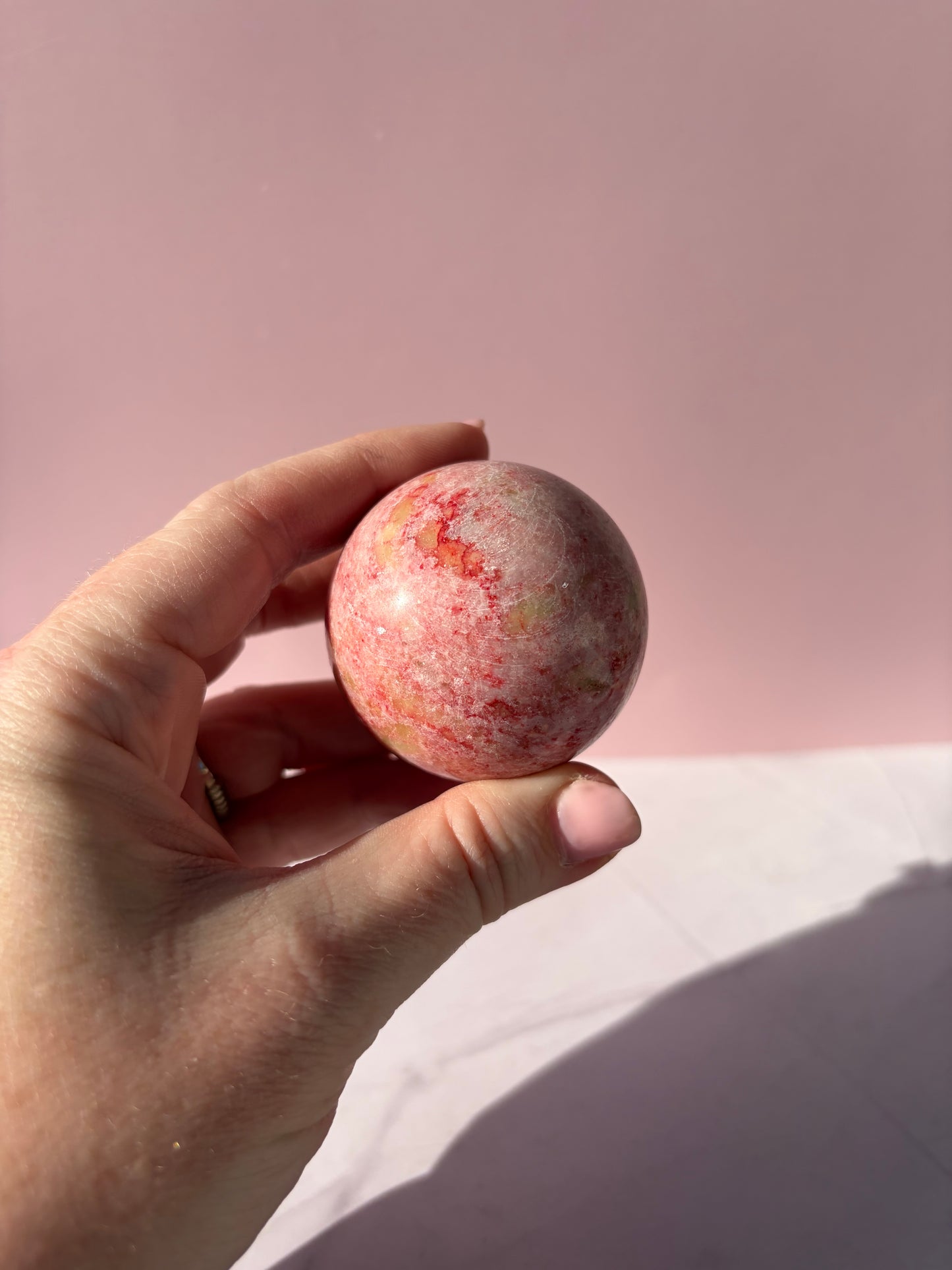 Thulite Sphere