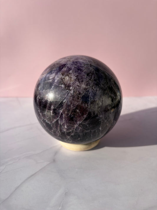 Lepidolite Sphere