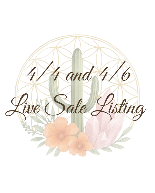 4/4-4/6 Live Sale Listing for @stevintee