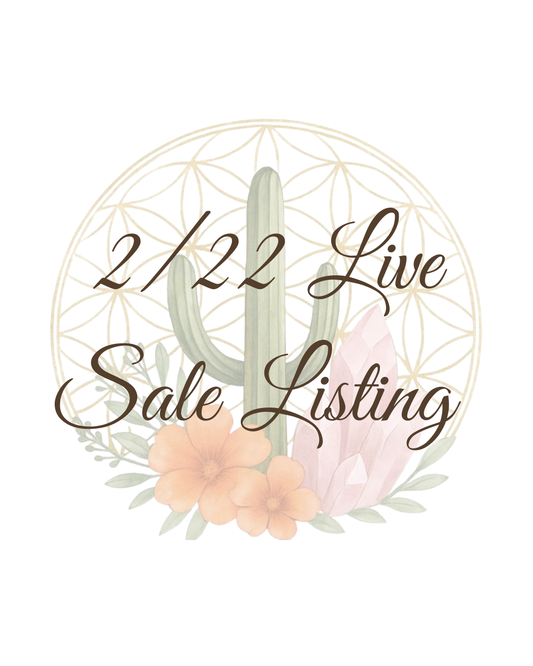 2/22 Live Sale Listing for @leah_f_rob
